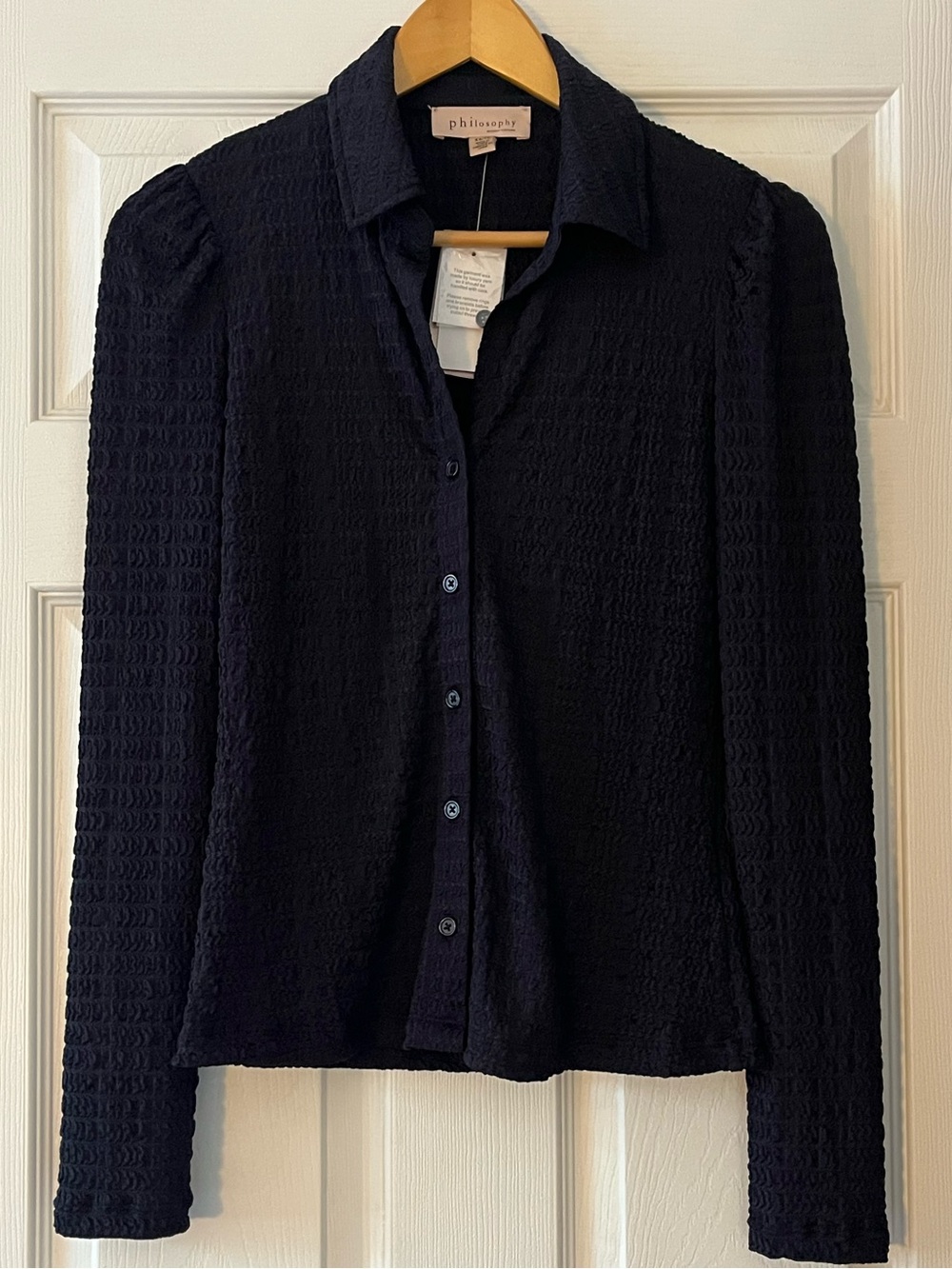 NWT Philosophy Long Sleeve Button Down